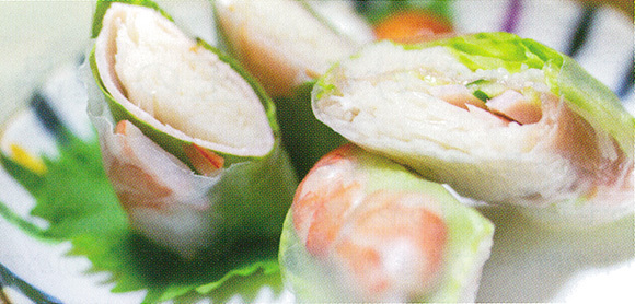 生春巻き in 素麺